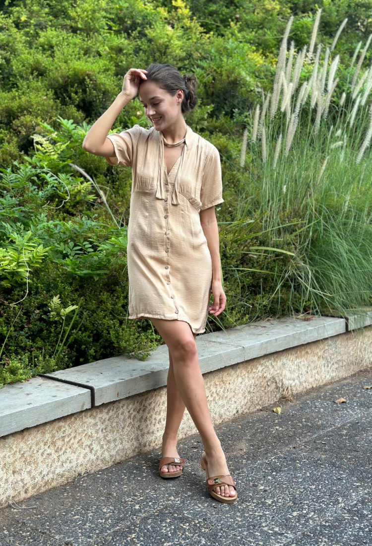 Lee camel dress