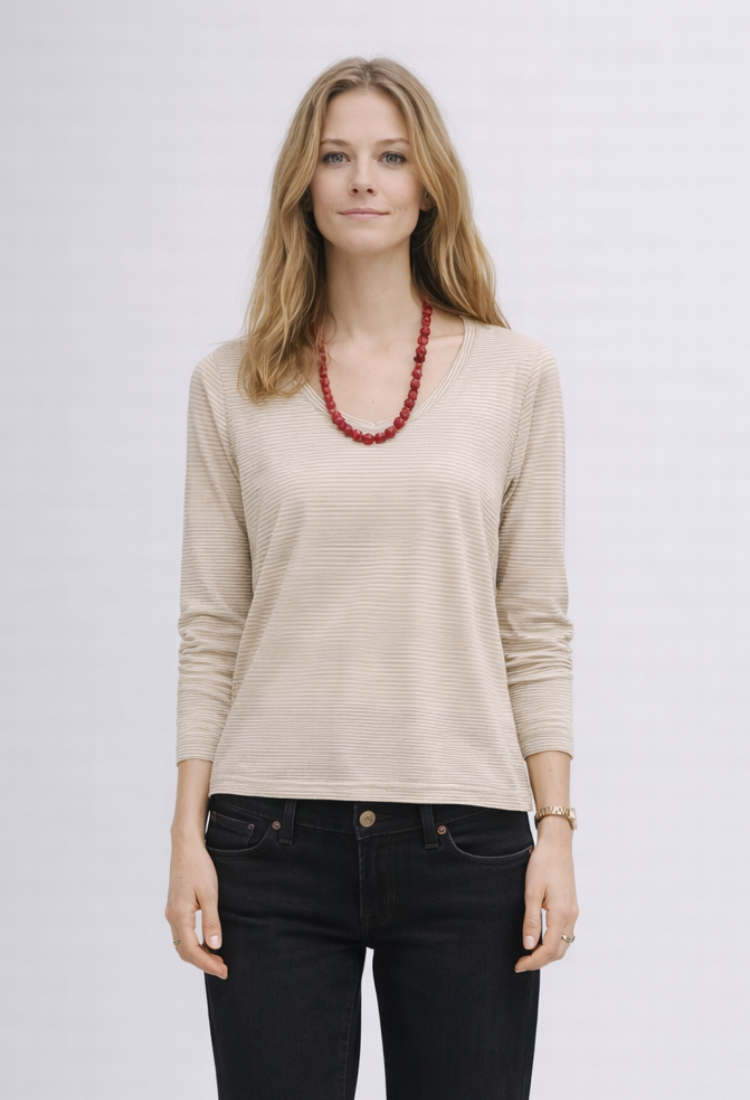 חולצת איילת פסים בג׳ וקטמל