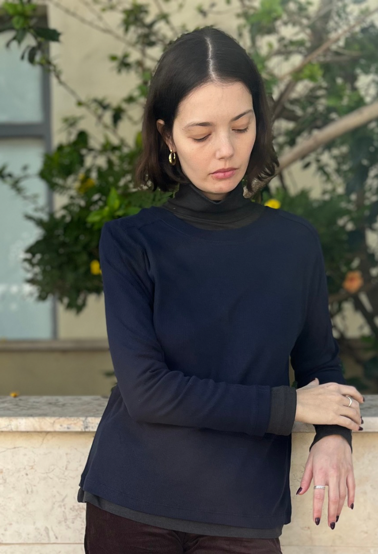 חולצת בילי ריב כחול