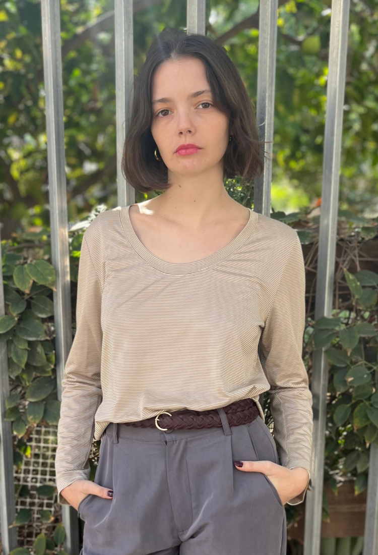 חולצת איילת פסים בג׳ וקטמל