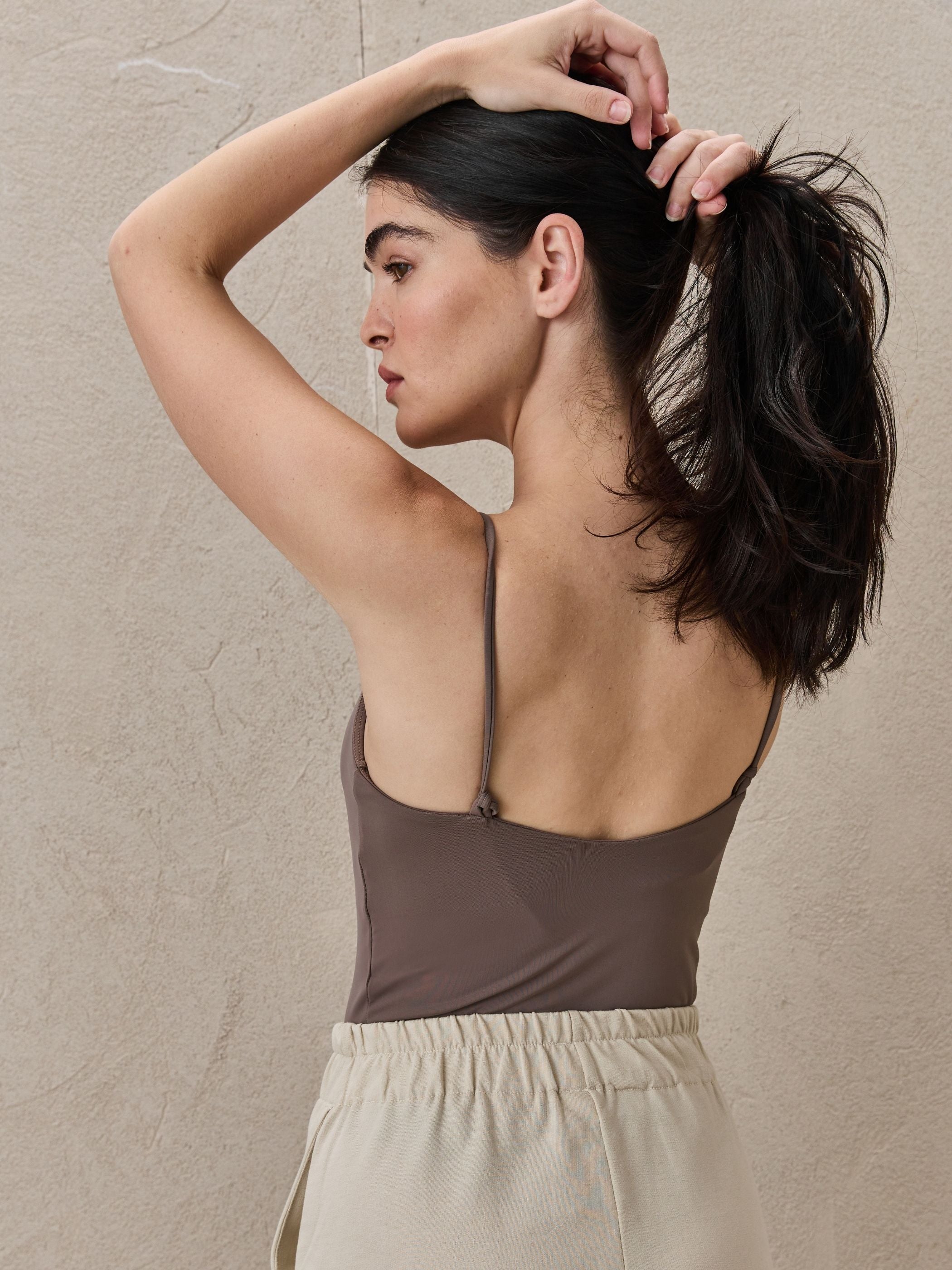 Nika bodysuit brown OM*ME TLV