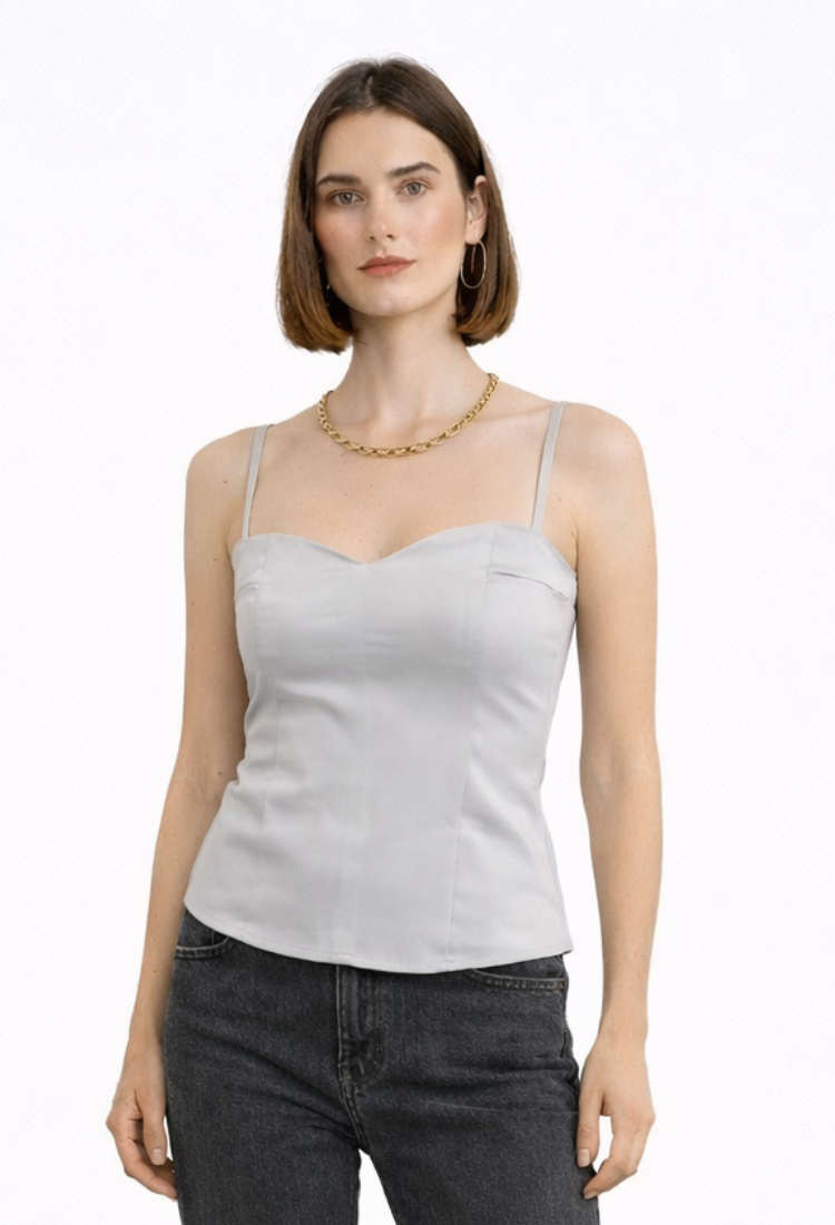 Zoe silver top