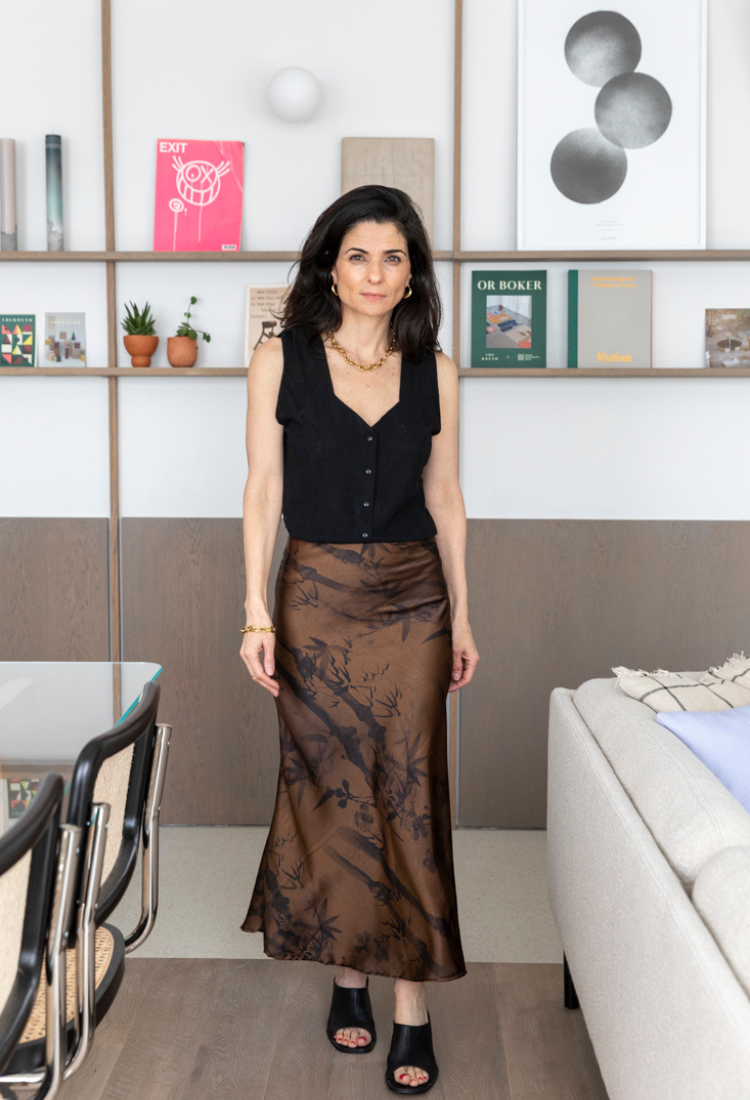 Jasmine brown chocolate color with big flower print maxi skirt