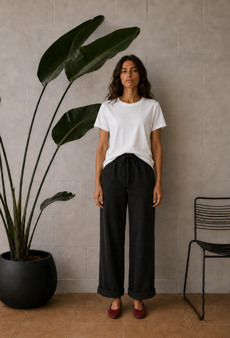 Billy white slub cotton shirt