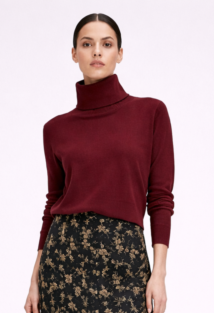 גולף לילי בצבע בורדו עמוק