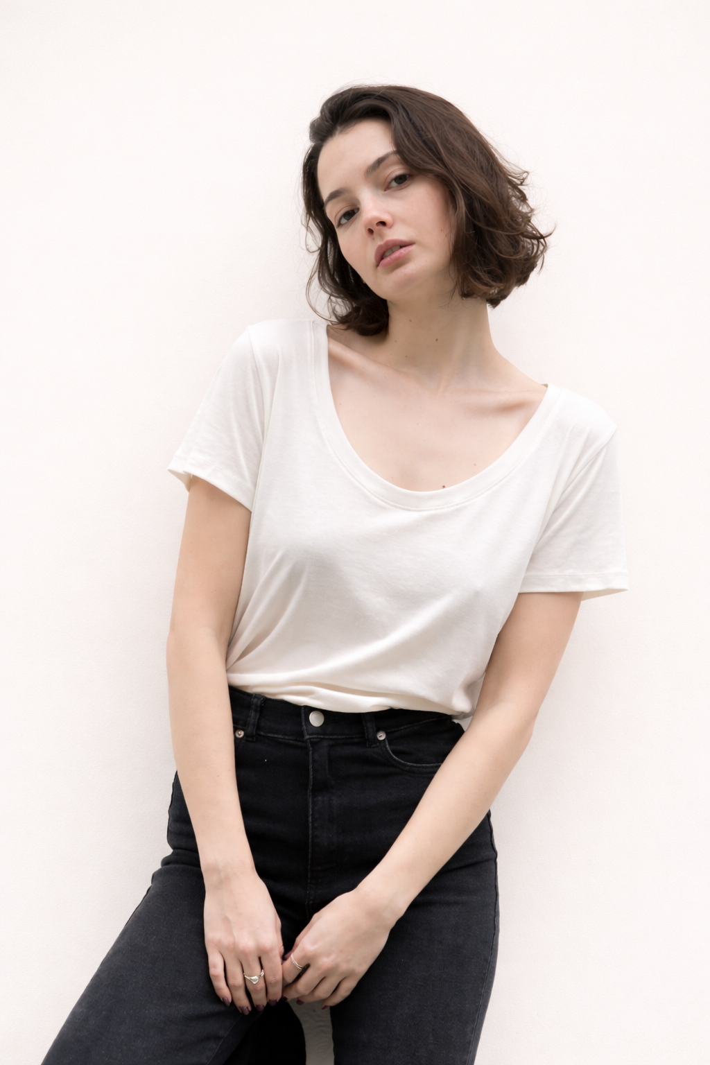 Ayelet beige short sleeves shirt