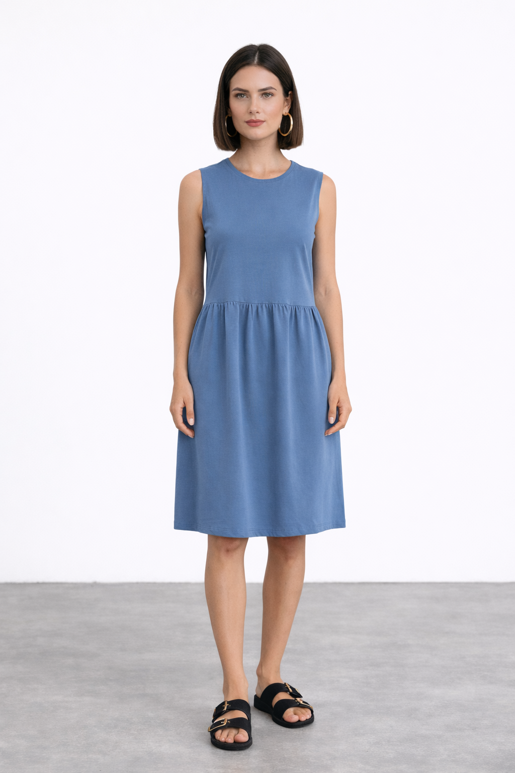Shani wash blue dress