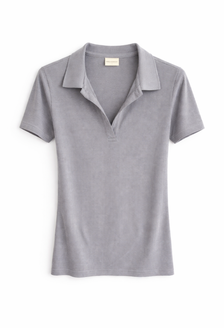 חולצת אלכס ריב אפור