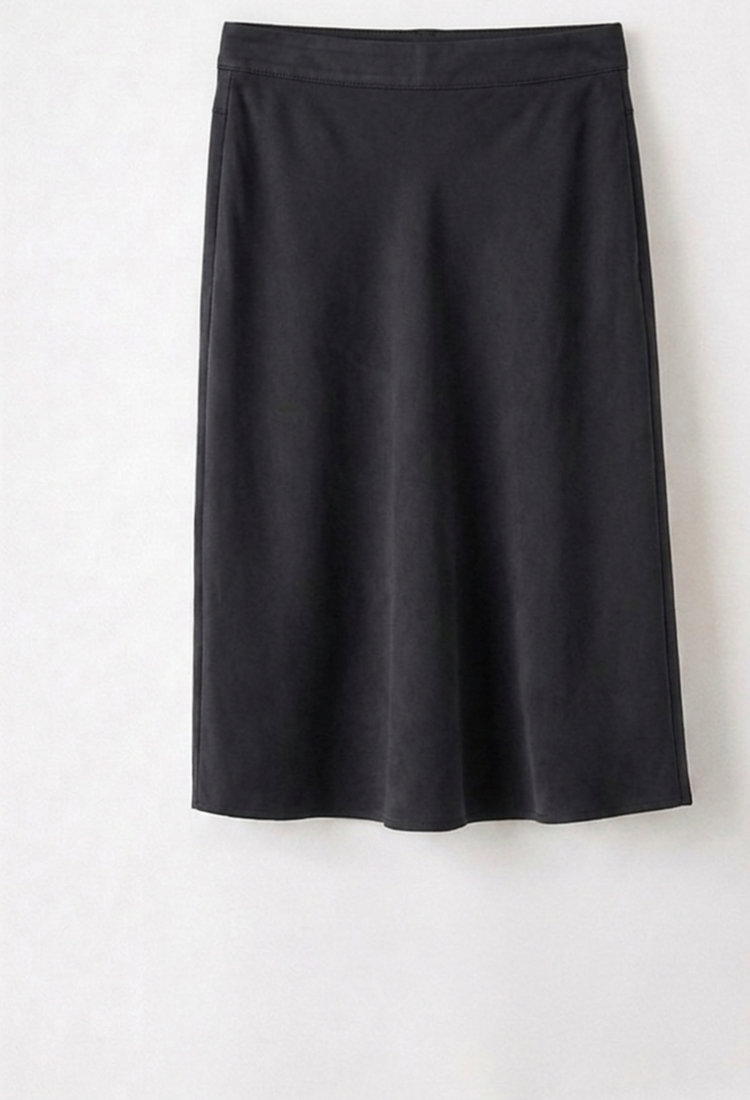 Lee black smoky wrap mini skirt