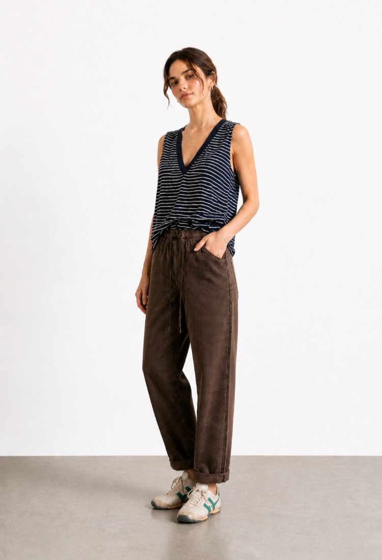 Adi wash brown chocolate pants