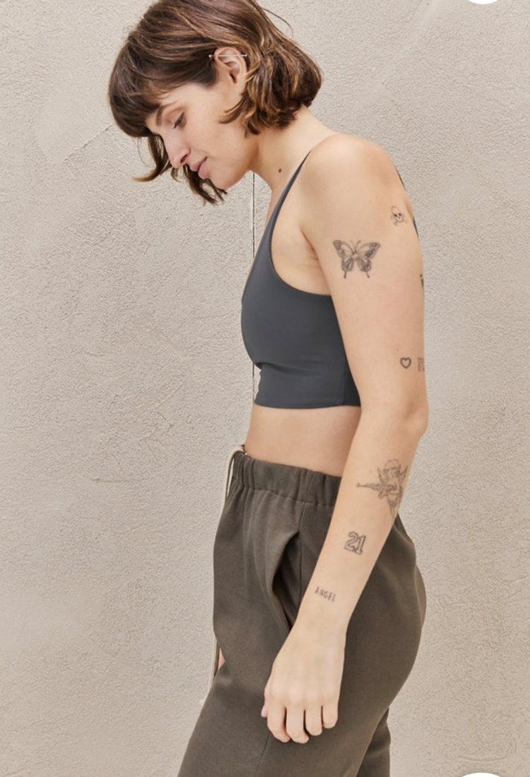 Vera Top Gray-OM*ME TLV