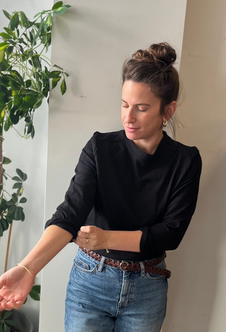 Billy black jersey shirt