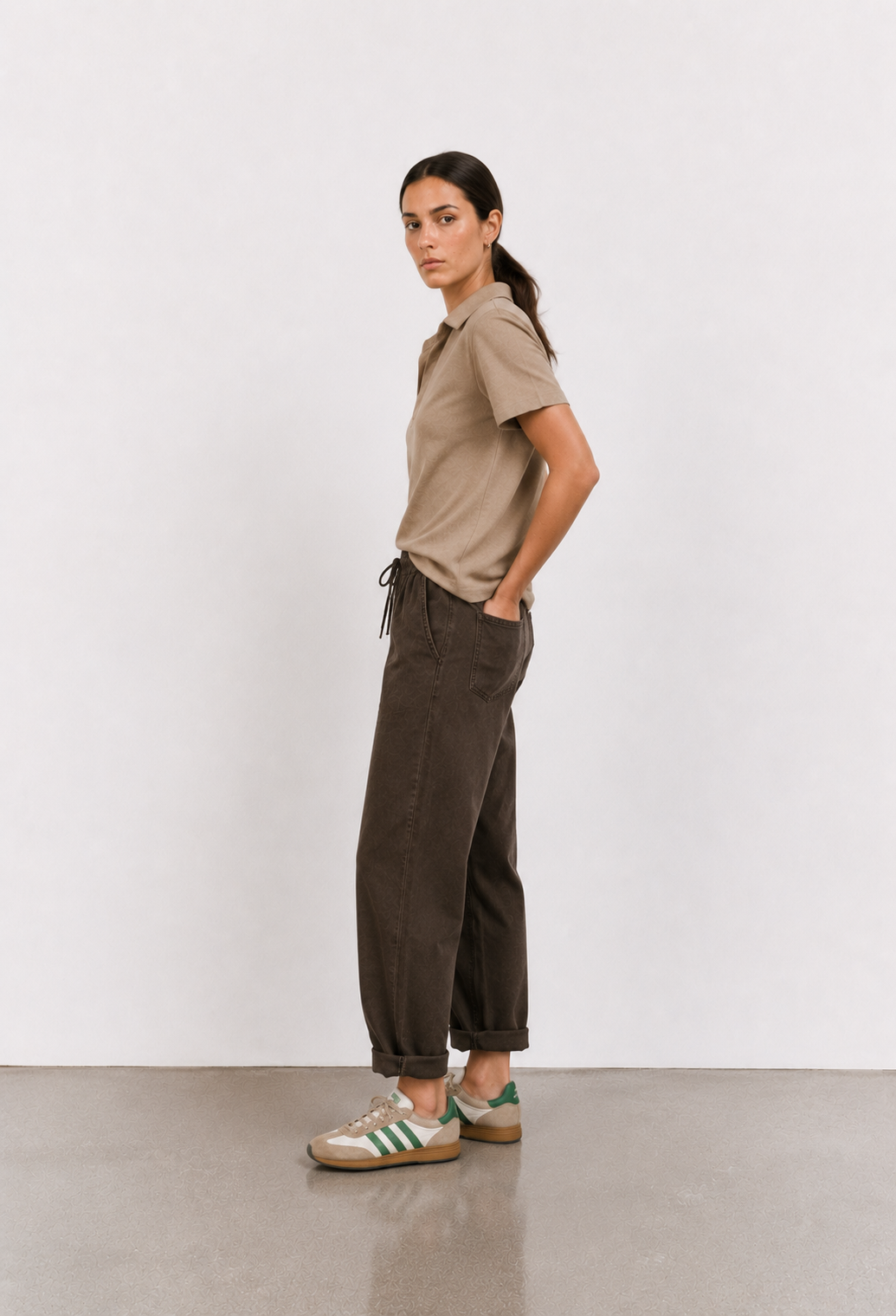 Alex camel polo shirt