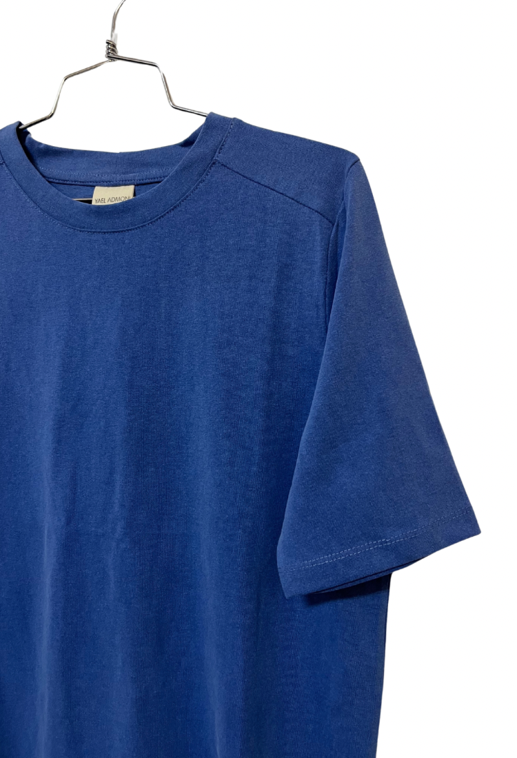Billy blue wash cotton t- shirt