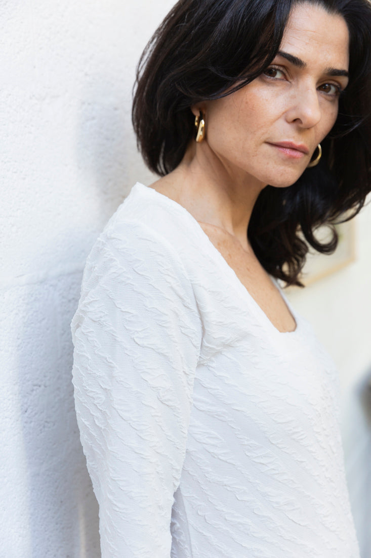 שמלת אנה לבנה