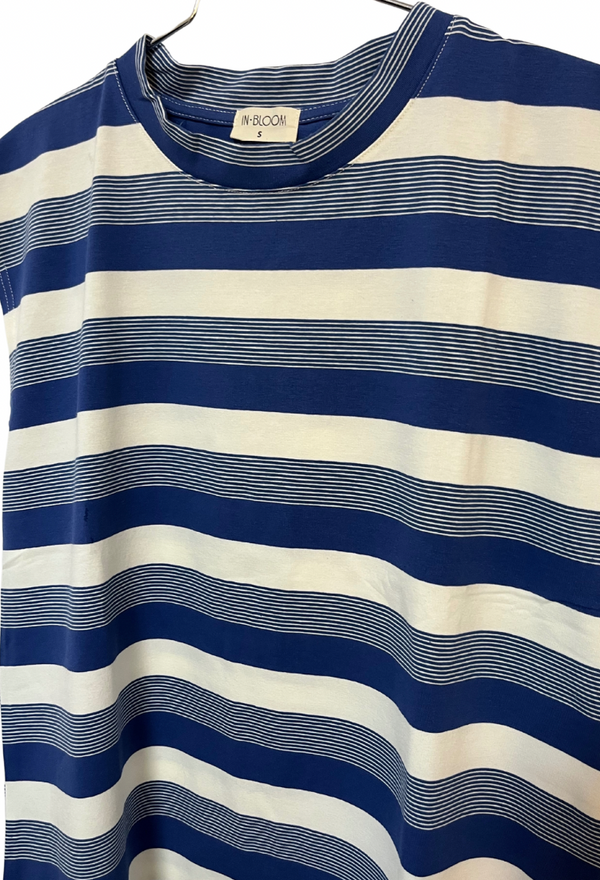 Gili blue stripes  sleeveless shirt