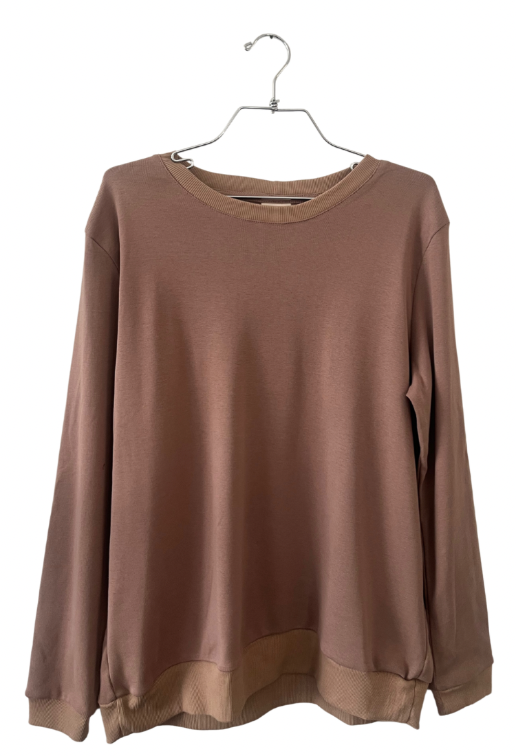 Ori light brown sweatshirt