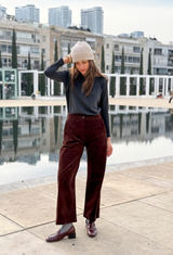 Brown corduroy   Yuzi pants