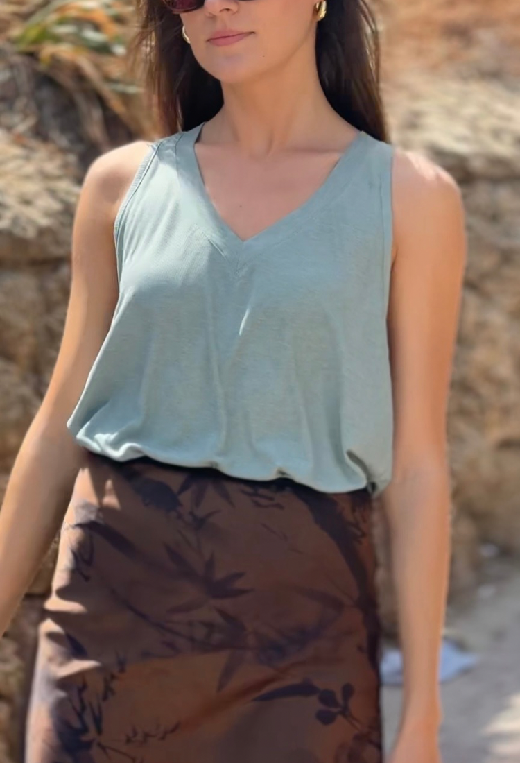 גופיית דידי ירוק פיסטוק