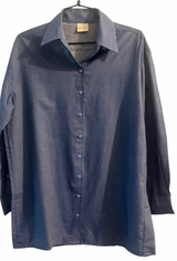 Nili blue button down shirt