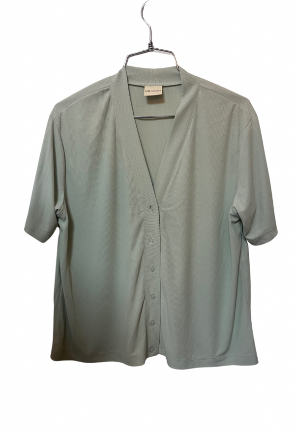 Alma green pastel  button down shirt