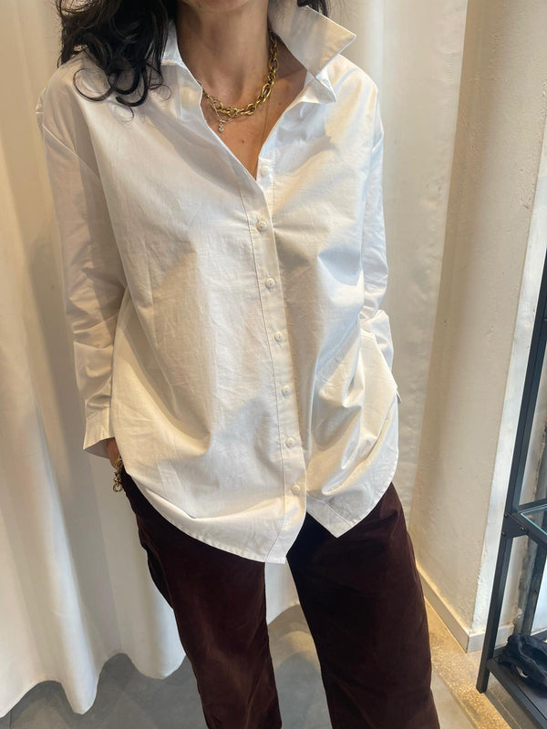 Nili white button down shirt