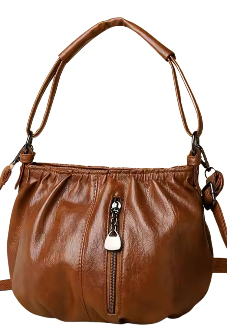 Grace brown leather bag