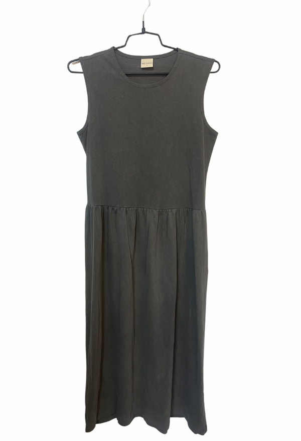 Emma wash gray maxi dress
