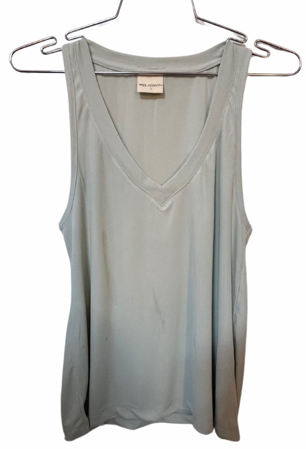 Didi pastel green Sleeveless V Shirt
