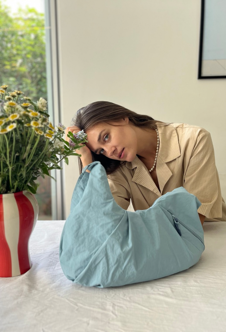 Nela Light blue shoulder bag