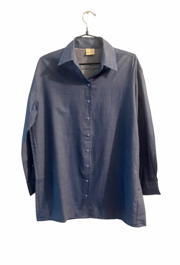 Nili blue button down shirt