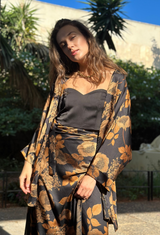 Set of Tom kimono abd lee wrap skirt