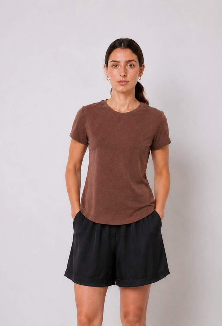 Dark brown lou shirt