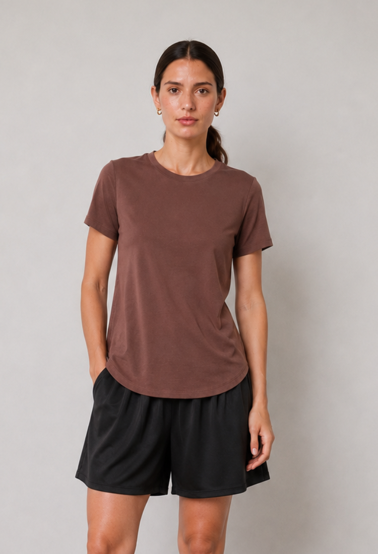 Dark brown lou shirt