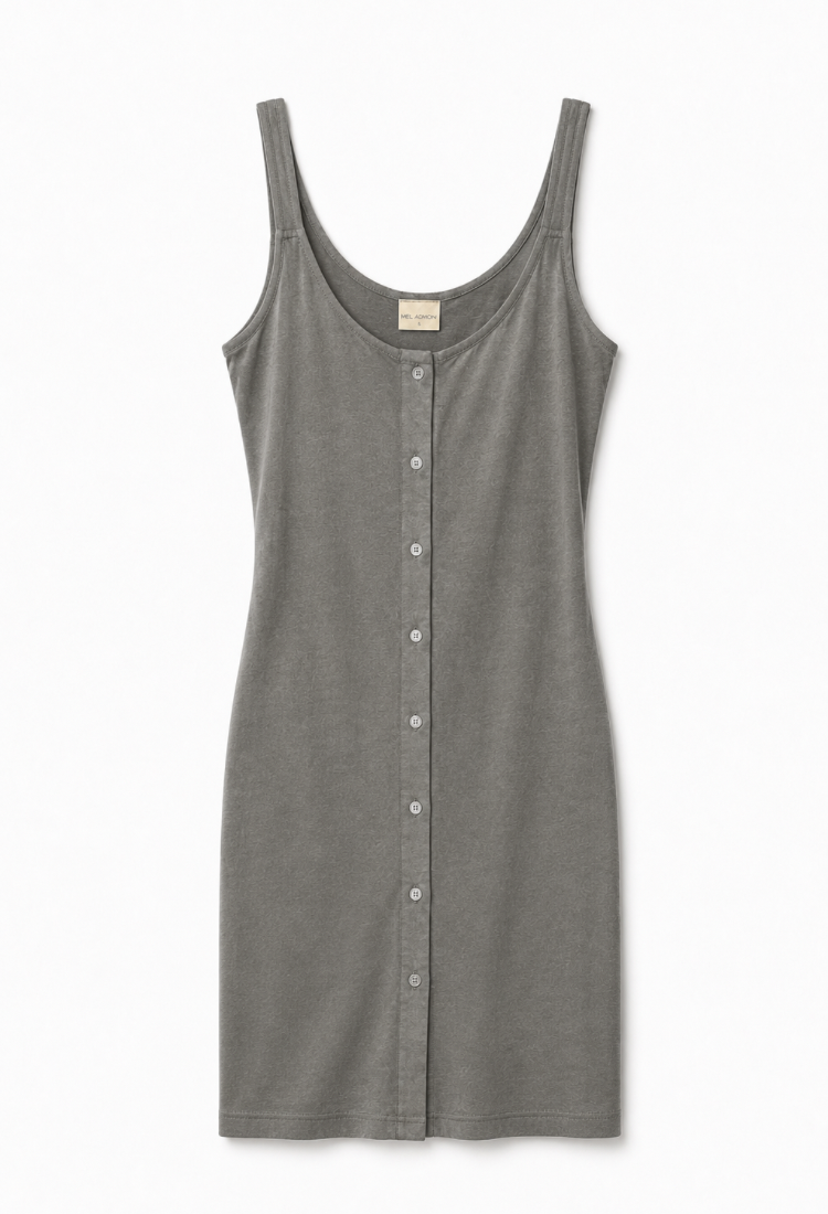 Dafna gray mini dress
