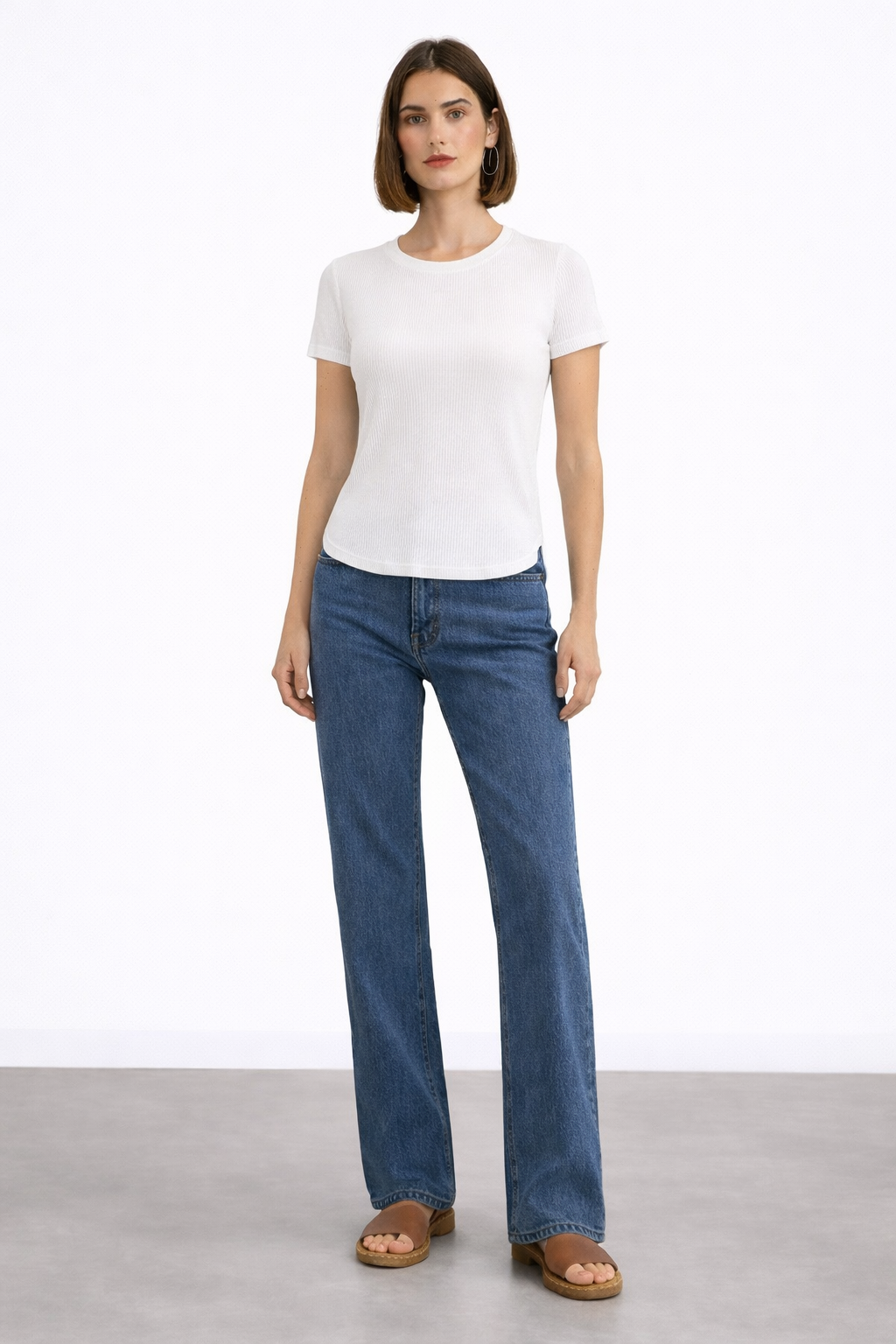 חולצת לו ריב לבן