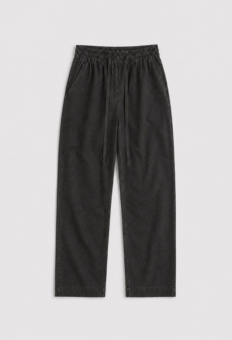 Adi wash black pants