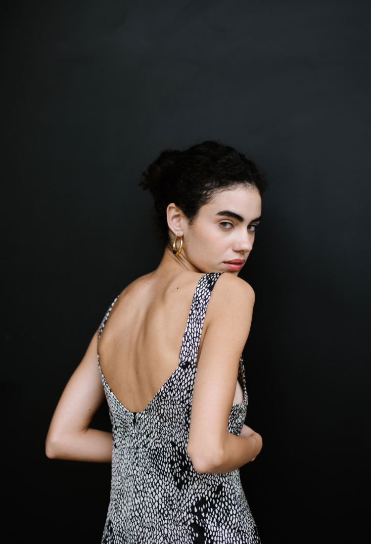 Karni leopard  maxi dress