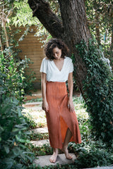 Light orange Yulii skirt