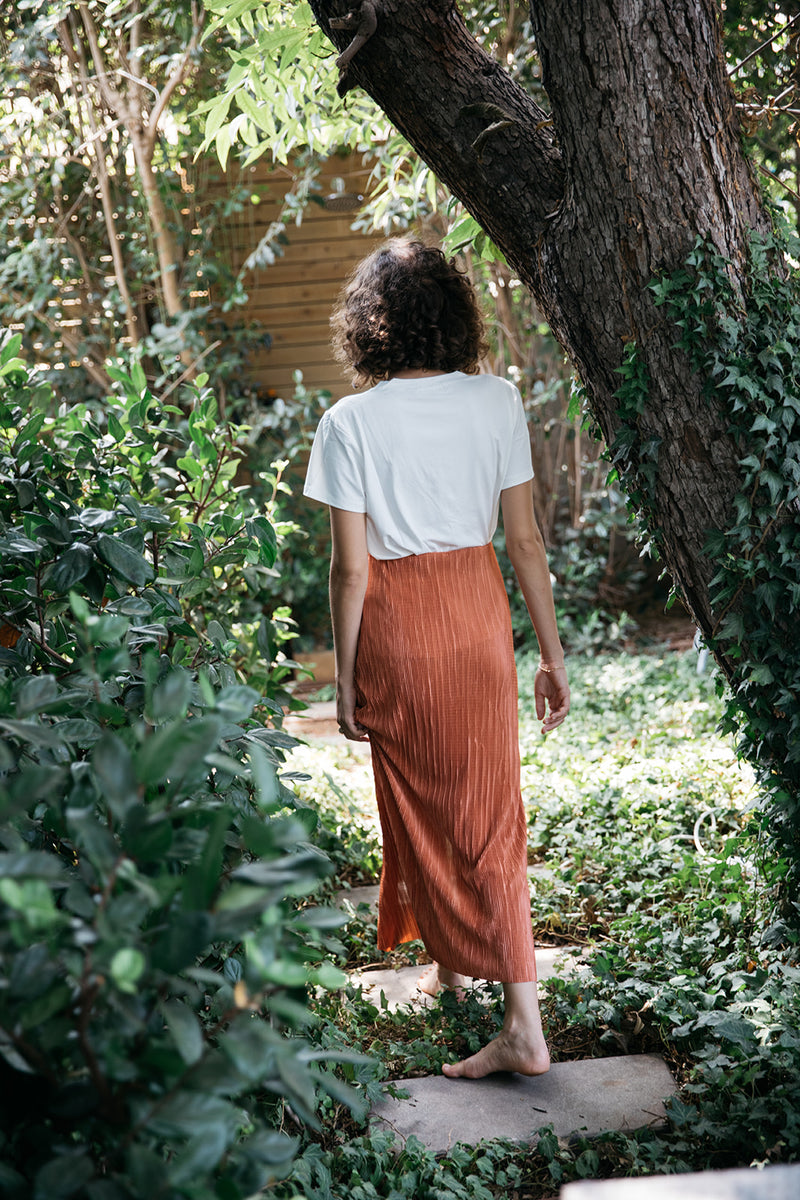 Light orange Yulii skirt