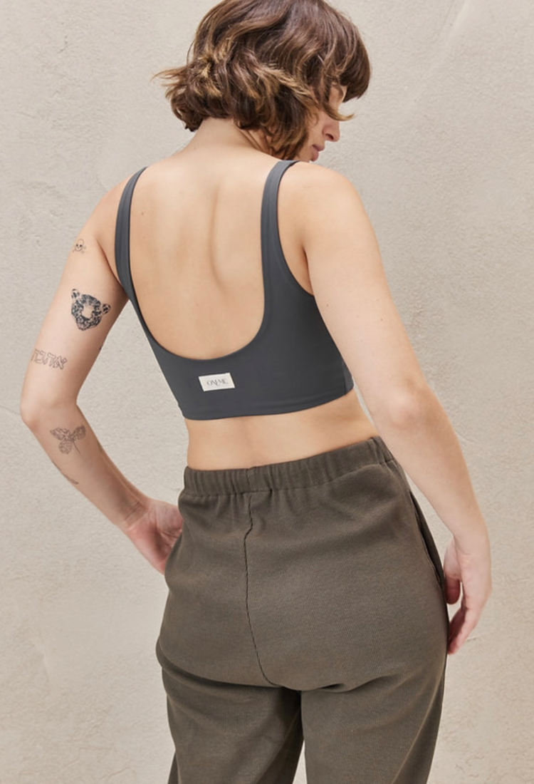 Vera Top Gray-OM*ME TLV