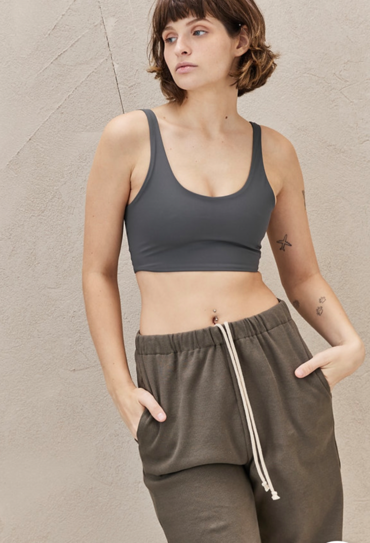 Vera Top Gray-OM*ME TLV