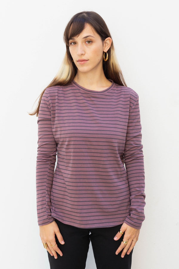 Purple stripes Lou shirt