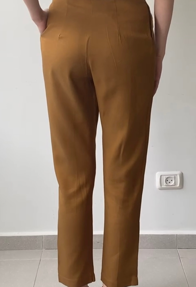 Emma brown tailored pants